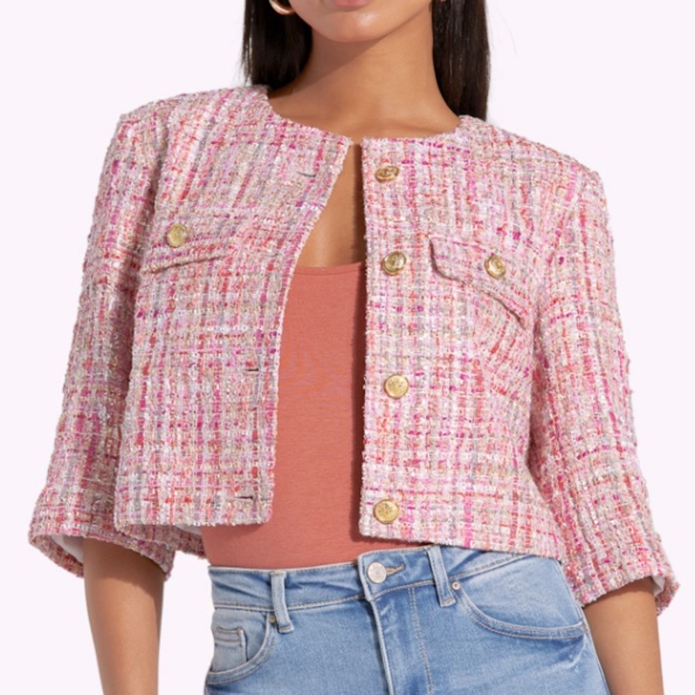 Pink Tweed Vintage Jacket - Never worn!